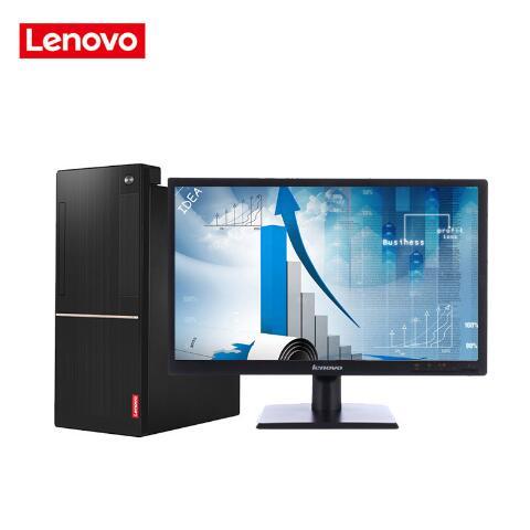 吃大黑鸡巴网站联想（Lenovo）扬天M6201C 商用台式机(I3-6100 4G 1T  DVD  2G独显  21寸)